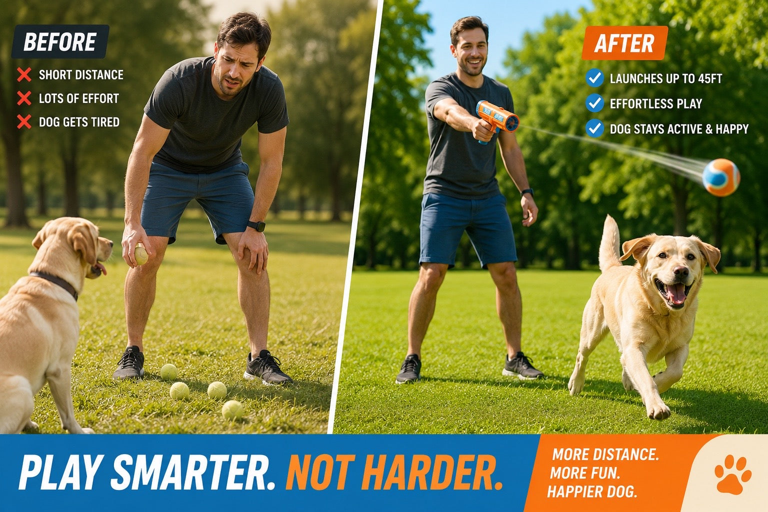 Still Throwing Tennis Balls By Hand?